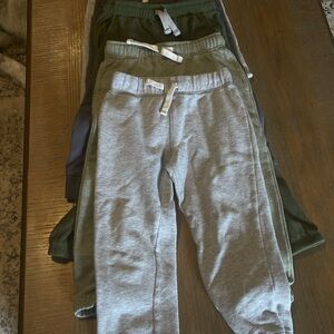 Carter's Gray and Green Kids Joggers 5 pair size 5